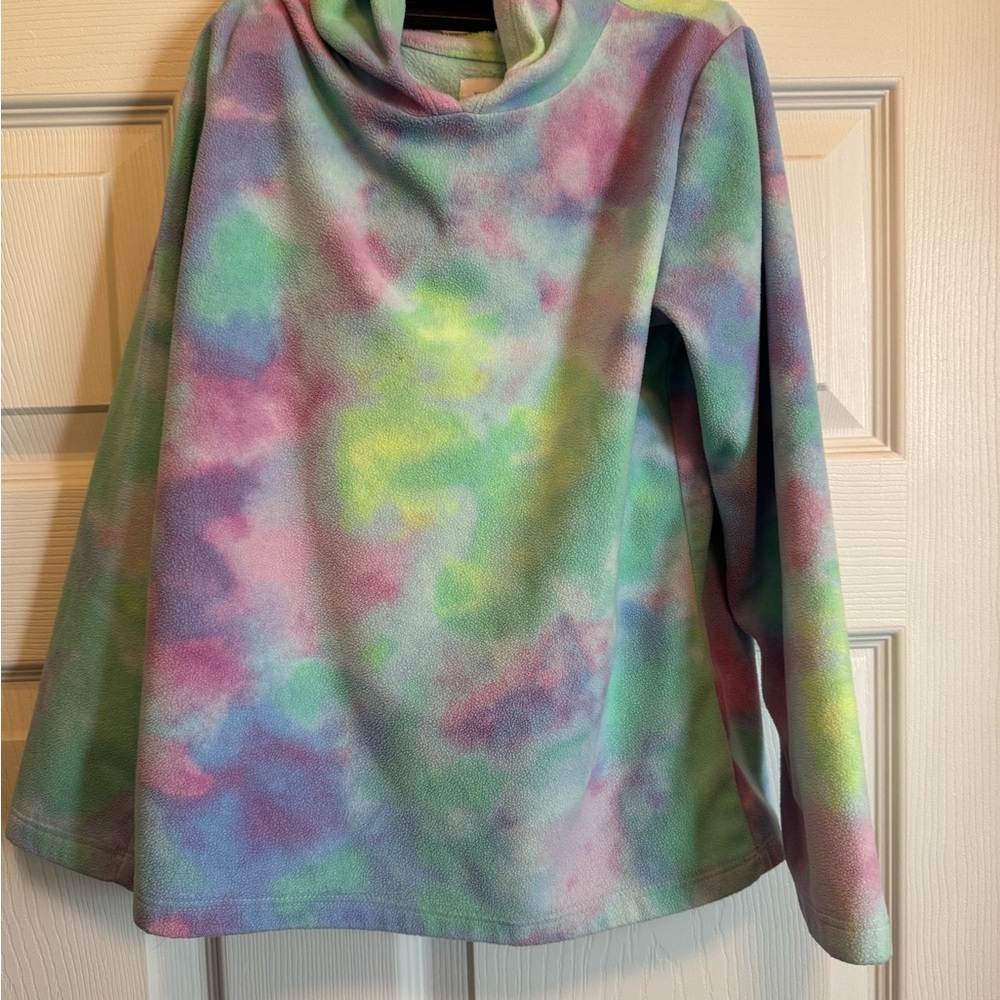 Place Pastel Tie-Dye Fleece Jacket